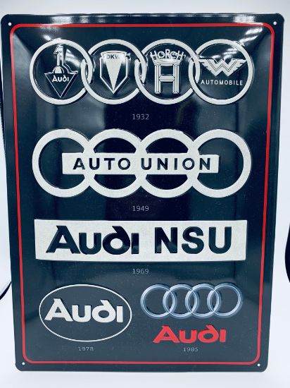 Bild von AUDI Retro Blechschild