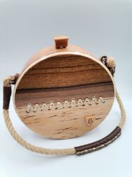Picture of Holz-Rundtasche