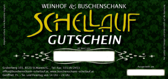 Picture of Schellauf - Gutschein