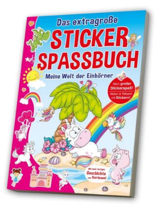 Picture of Media Verlag, Stickerspaßbuch XXL, A4, 128 Seiten  1093