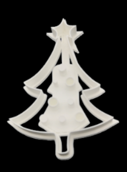 Picture of Christbaum mit Kugeln Keksausstecher