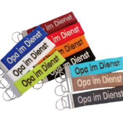 Picture of Verschiedene Schlüsselanhänger aus Gurtband - ENE24