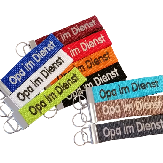 Picture of Verschiedene Schlüsselanhänger aus Gurtband - ENE24