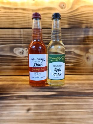 Zeige Details für Duo Apfelcider und Apfel - Himbeer Fruchtcider - Versand Bild von Duo Apfelcider und Apfel - Himbeer Fruchtcider - Versand