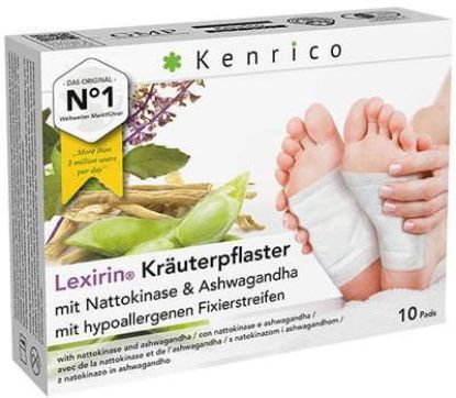 Picture of Lexirin® Kräuterpflaster mit Nattokinase und Ashwagandha - 2 Pads