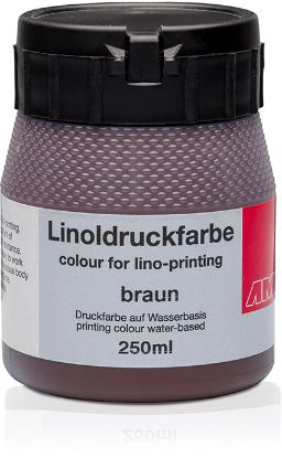 Picture of Linoldruckfarbe 250ml. braun