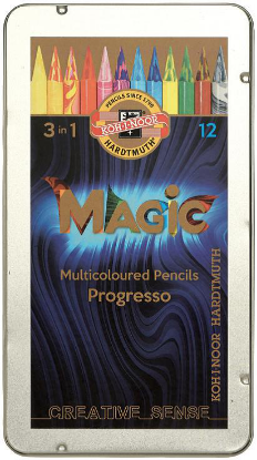 Bild von Magic Multicolor Farbstifte Set 12 Farben