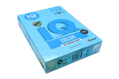 Picture of A4-Kopierpapier IQ aquablue 500 Blatt 80g/m²