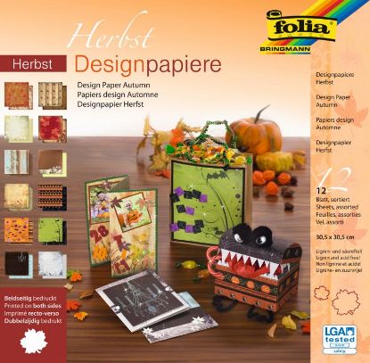 Bild von Designpapierblock Herbst