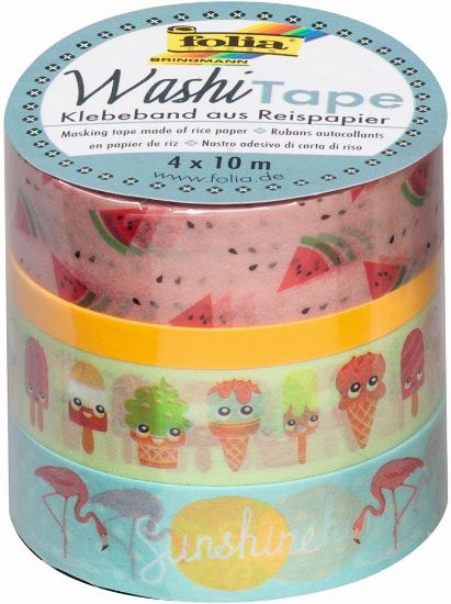 Picture of Washi-Tape 4er-Set Tropical