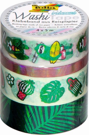 Bild von Washi-Tape 4er-Set grün