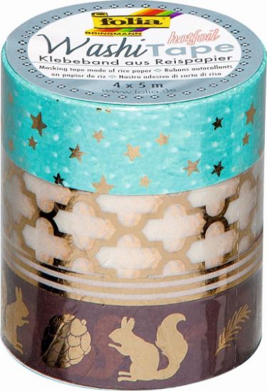 Picture of Washi-Tape 4er-Set gold III