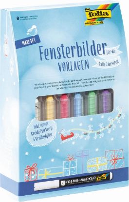 Bild von Fensterbilder Maxi-Set Kalte Jahreszeiten + Stifte