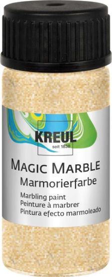 Bild von Magic Marble - Marmorierfarbe glitzer-gold