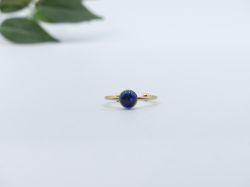 Picture of Ring - Kollektion "Eingefasster Glanz" - blau