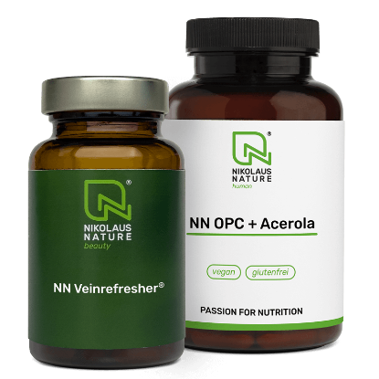 Show details for Venen-Vitalität-Bundle:?NN Veinrefresher® &?NN OPC + Acerola Kapseln Picture of Venen-Vitalität-Bundle:?NN Veinrefresher® &?NN OPC + Acerola Kapseln