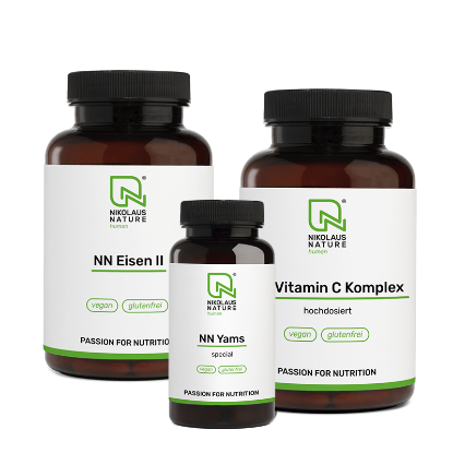 Show details for Bundle Frauensache": NN Eisen II, NN Vitamin C Komplex & NN Yams special " Picture of Bundle Frauensache": NN Eisen II, NN Vitamin C Komplex & NN Yams special "