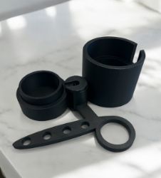 Picture of Mundstückhalter für 4 Mundstücke, 1 Schalldämpfer und Getränkehalter