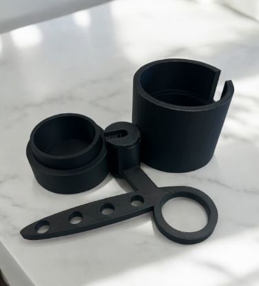 Picture of Mundstückhalter für 4 Mundstücke, 1 Schalldämpfer und Getränkehalter