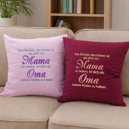 Zeige Details für Wunderschönes Kissen Mama/Oma Bild von Wunderschönes Kissen Mama/Oma