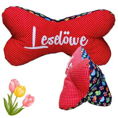 Zeige Details für Leseknochen „Leselöwe“ – Frisch, farbenfroh & funktional Bild von Leseknochen „Leselöwe“ – Frisch, farbenfroh & funktional