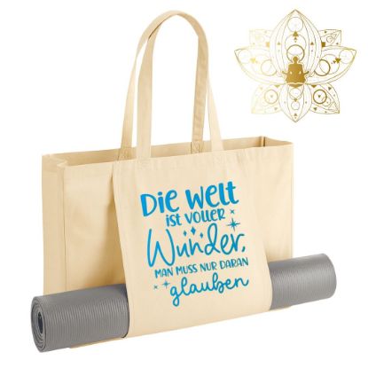 Zeige Details für Motivations-Yogatasche aus Bio-Baumwolle Bild von Motivations-Yogatasche aus Bio-Baumwolle