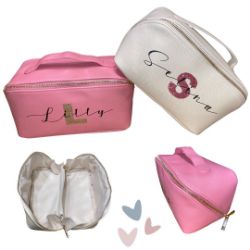 Picture of Personalisierte Kosmetiktasche – edle Kosmetiktasche in Lederoptik ✨