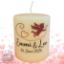 Picture of Kerze zur Hochzeit oder Verlobung – personalisiert mit Namen & Datum