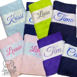 Bild von Personalisiertes Badetuch mit Wunschname