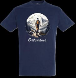 Bild von  Tshirt- Wanderer mit Hund
