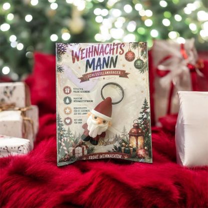 Picture of 🎅 Weihnachtsmann-Schlüsselanhänger – kleine Weihnachtsfreude für unterwegs